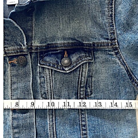 Old Navy Women's Jean Jacket Small Buttons Denim - Picture 4 of 10